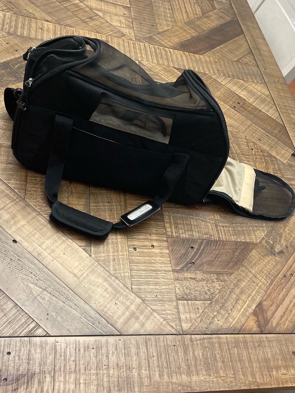 Bergan Black Soft-Sided Pet Carrier with Breathable Mesh